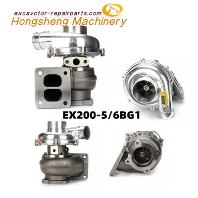 Hitachi Ex200-5 6BG1 Motor Parçaları için 114400-3770 Ekskavatör Turbo Şarjı