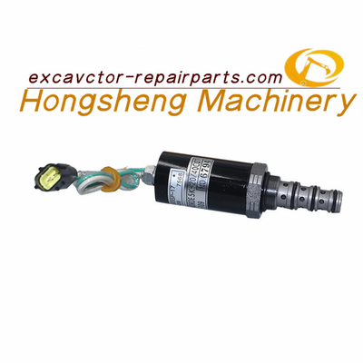 40C07-203A Ekskavatör Solenoid Valfı Kobelco SK200-6 SKX5P-17-208