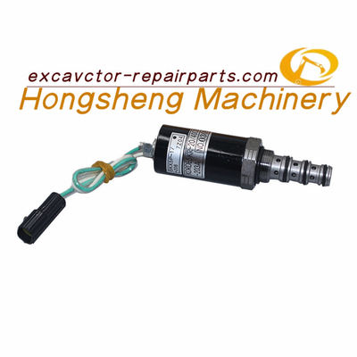 40C07-203A Ekskavatör Solenoid Valfı Kobelco SK200-6 SKX5P-17-208