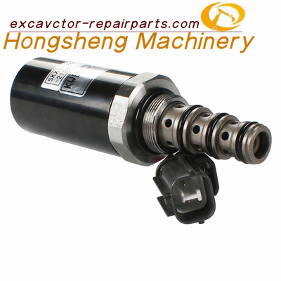G24D12A Kobelco Ekskavatör Solenoid Valfı SK200-6E Pilot Solenoid Valf