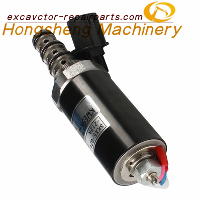 G24D12A Kobelco Ekskavatör Solenoid Valfı SK200-6E Pilot Solenoid Valf