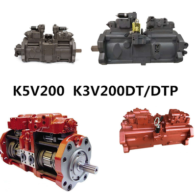 Makine Tamir Atölyeleri için Kawasaki K5V200 Ekskavatör Hidrolik Pompa K3V200DT / DTP